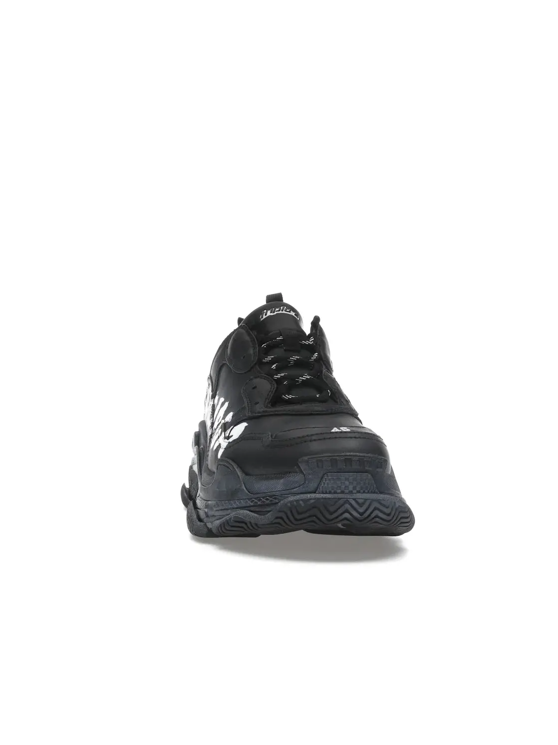 Мужские кроссовки с принтом Balenciaga Triple S — изображение 2 из 4, черный/белый