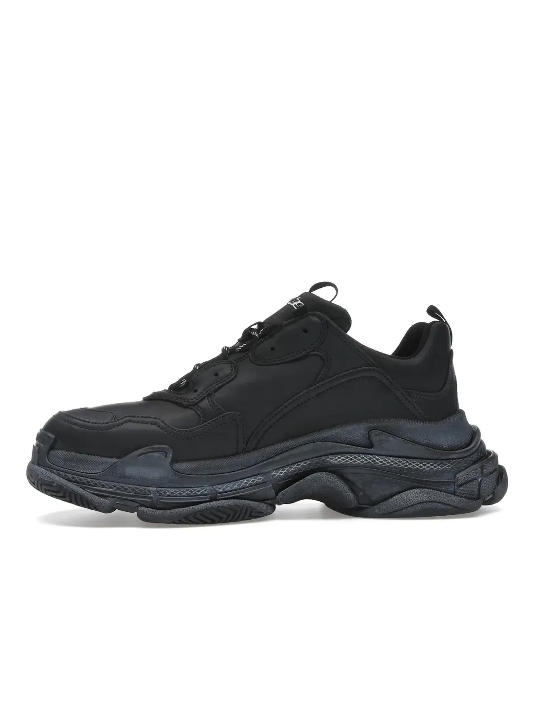 Мужские кроссовки с принтом Balenciaga Triple S — изображение 3 из 4, черный/белый