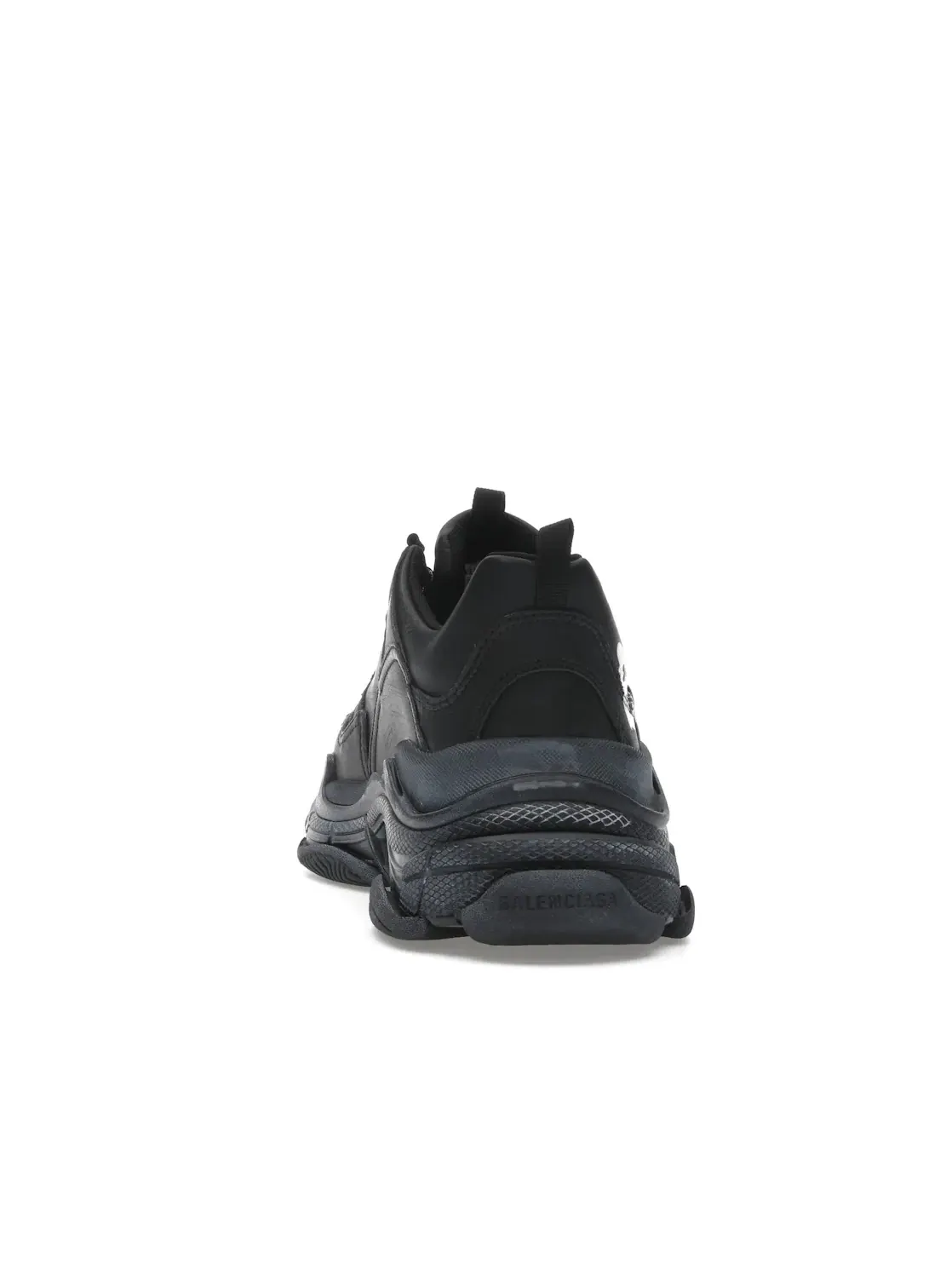 Мужские кроссовки с принтом Balenciaga Triple S — изображение 4 из 4, черный/белый