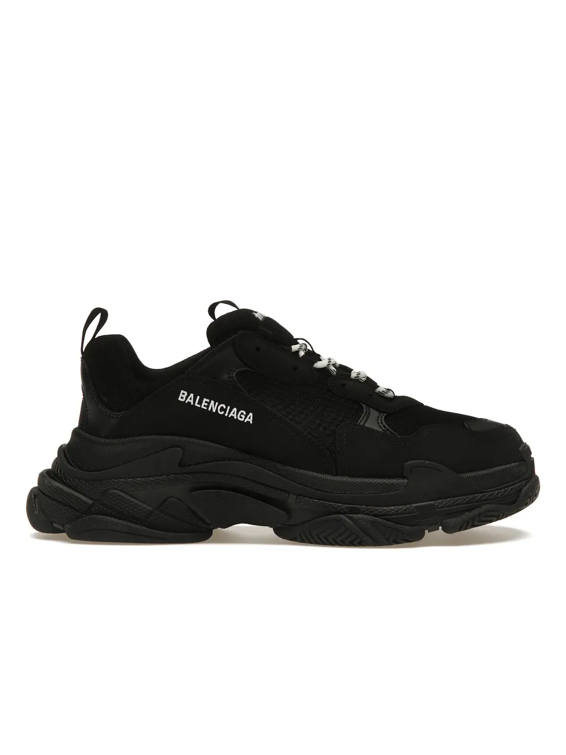Кроссовки Balenciaga Triple S Black/White — изображение 1 из 4, черный/белый