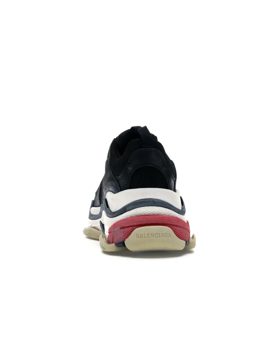 Кроссовки мужские Balenciaga Triple S, с принтом — изображение 4 из 4, черный/белый-красный