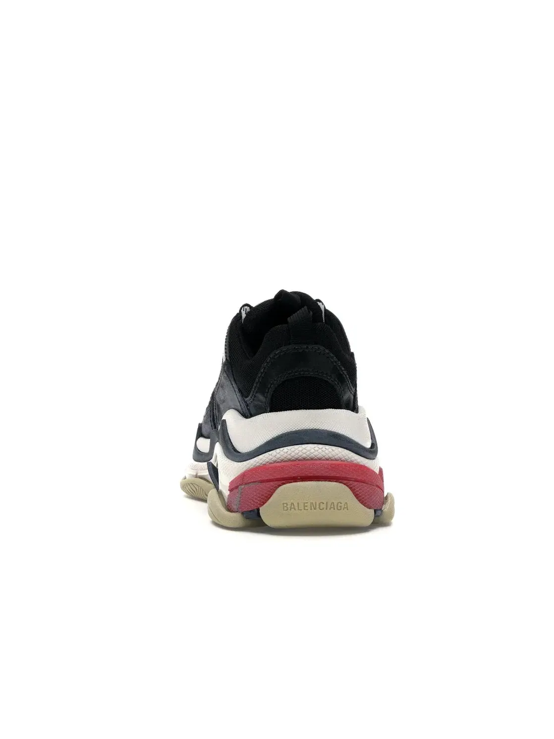 Кроссовки женские Balenciaga Triple S, массивная подошва — изображение 4 из 4, черный/белый-красный
