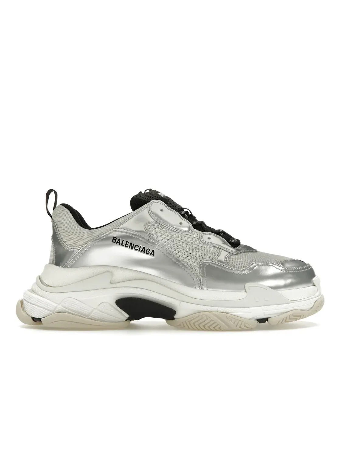 Кроссовки Balenciaga Triple S — изображение 1 из 4, черный/белый/серебристый