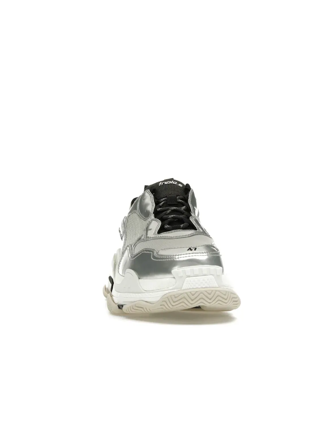 Кроссовки Balenciaga Triple S — изображение 2 из 4, черный/белый/серебристый