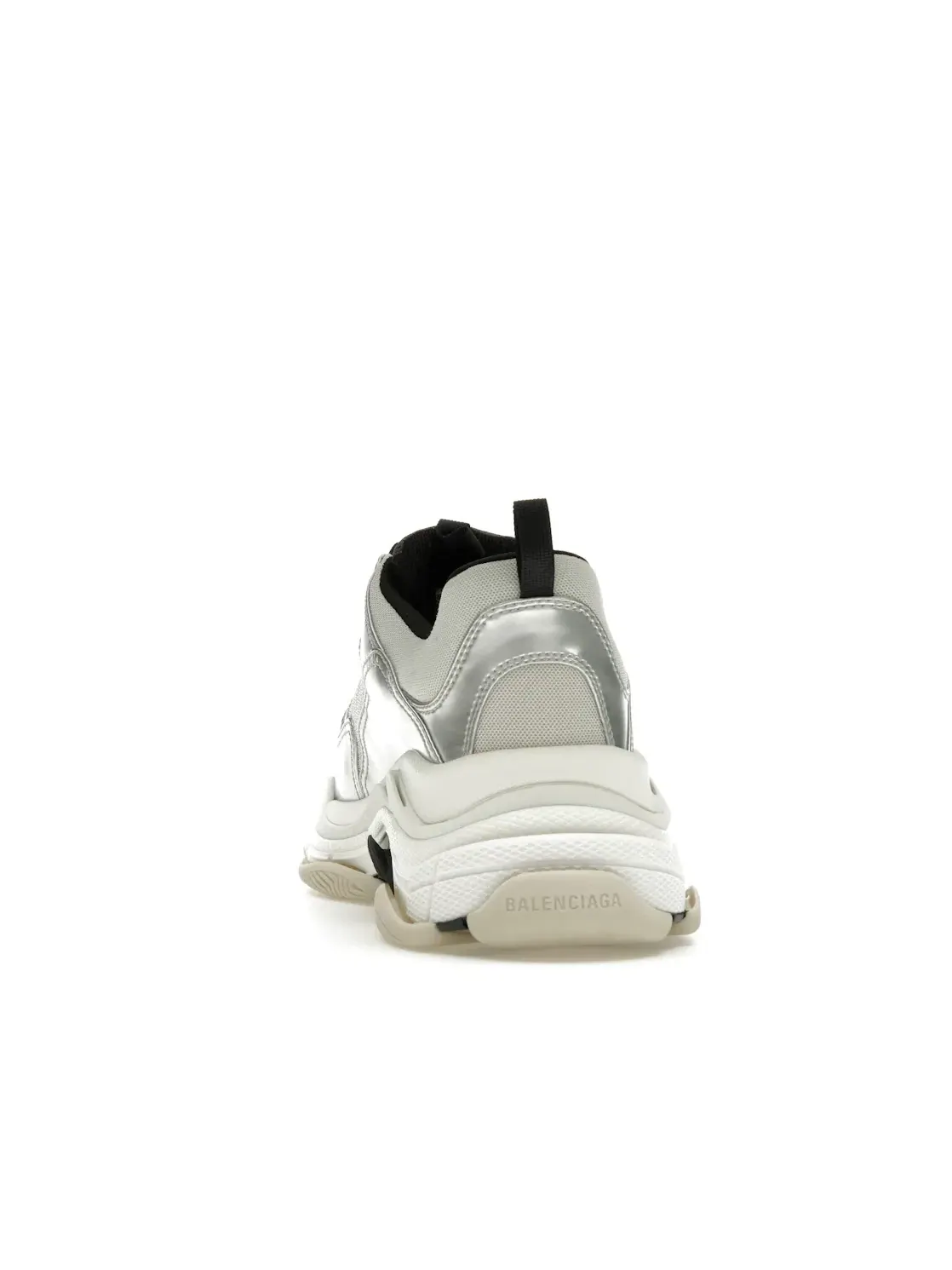 Кроссовки Balenciaga Triple S — изображение 4 из 4, черный/белый/серебристый
