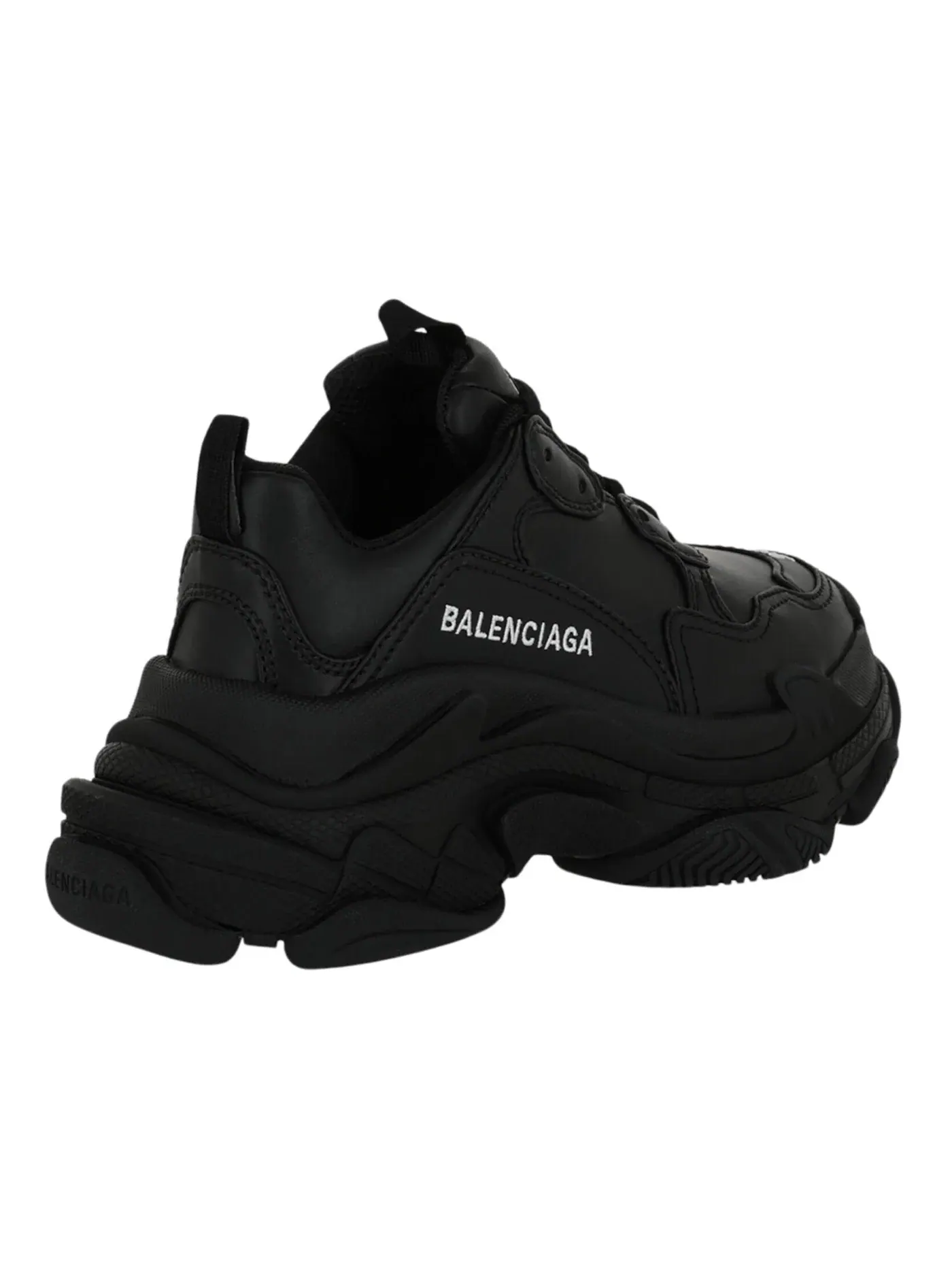 Кроссовки женские Balenciaga Triple S, массивный силуэт — изображение 3 из 3, черный