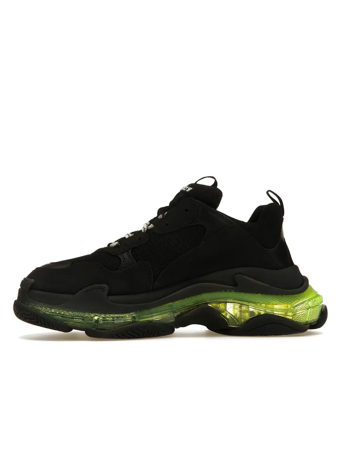 Кроссовки мужские Balenciaga Triple S, с массивной подошвой — изображение 3 из 4, черный