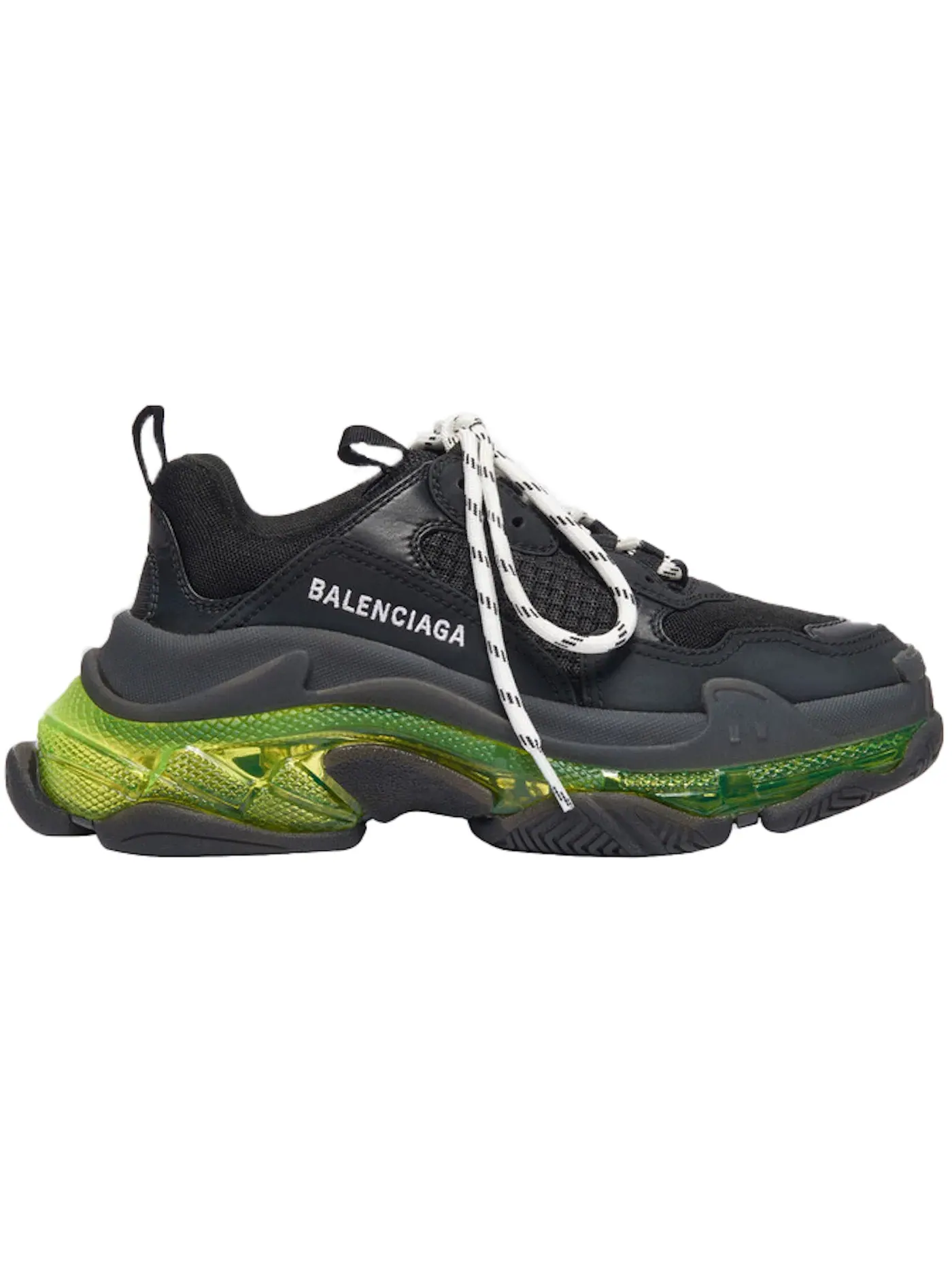 Кроссовки женские Balenciaga Triple S, с массивной подошвой — изображение 1 из 1, черный