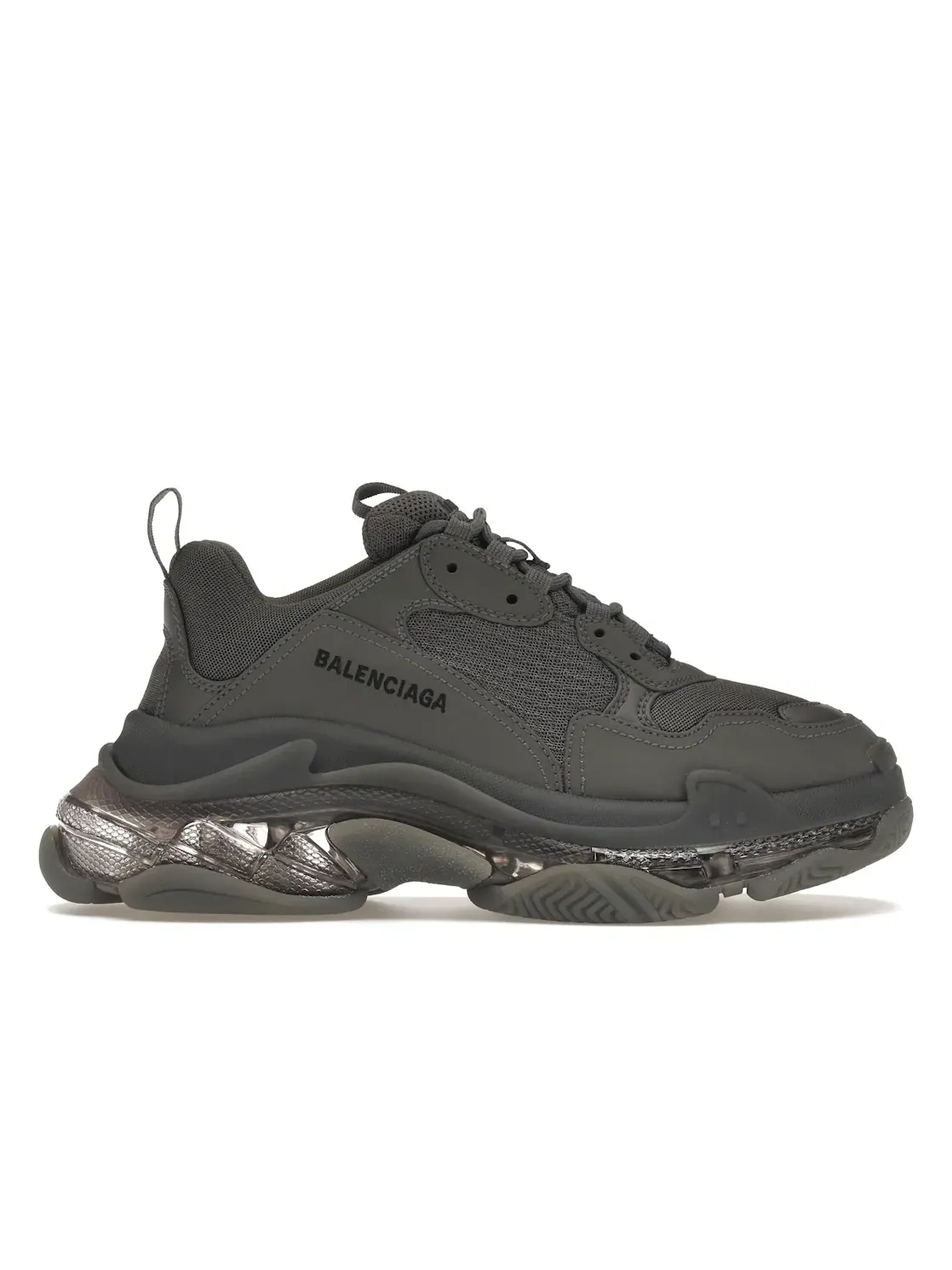 Кроссовки мужские Balenciaga Triple S Clear Sole — изображение 1 из 4, серый