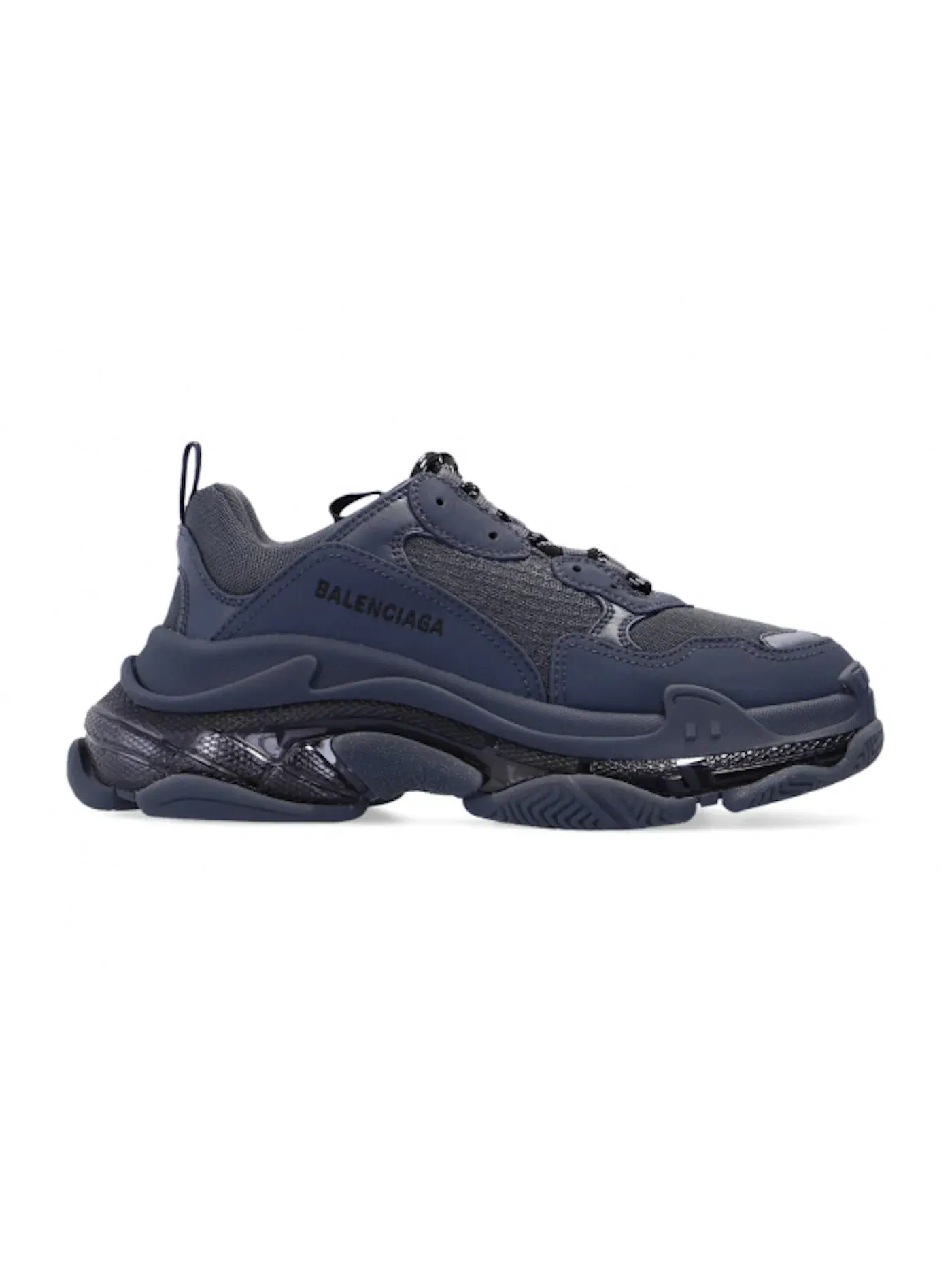 Кроссовки Balenciaga Triple S Clear Sole — изображение 1 из 1, синий/серый