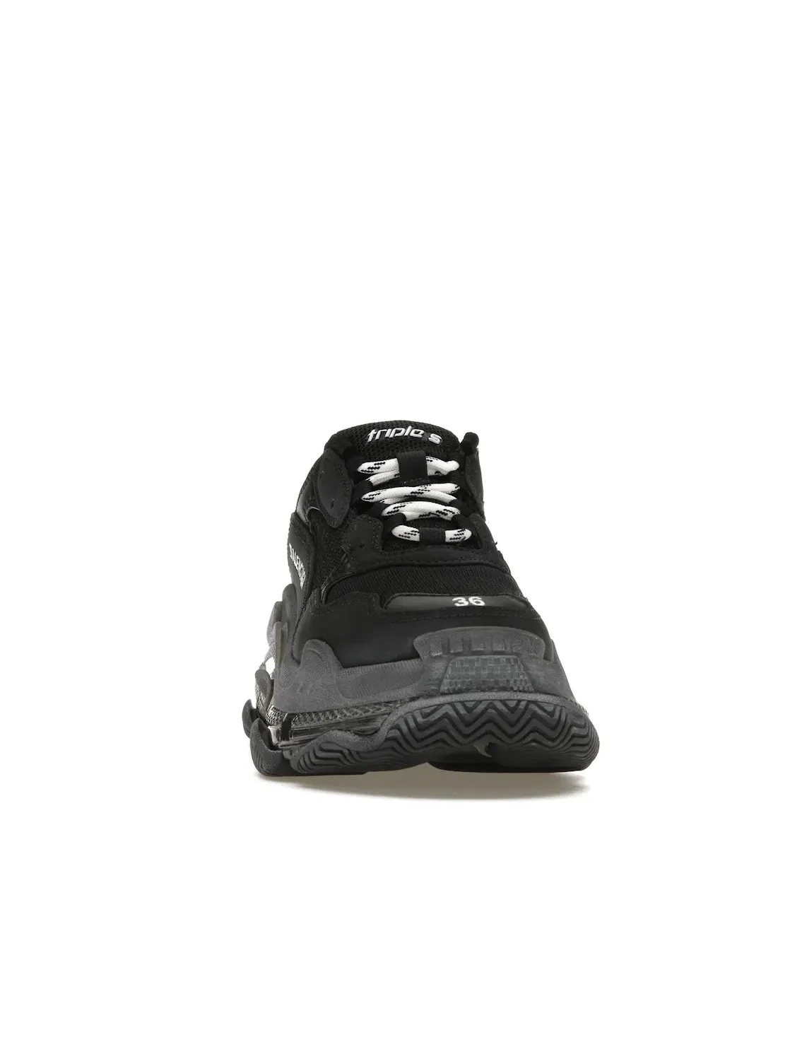 Кроссовки женские Balenciaga Triple S Clear Sole — изображение 2 из 4, черный