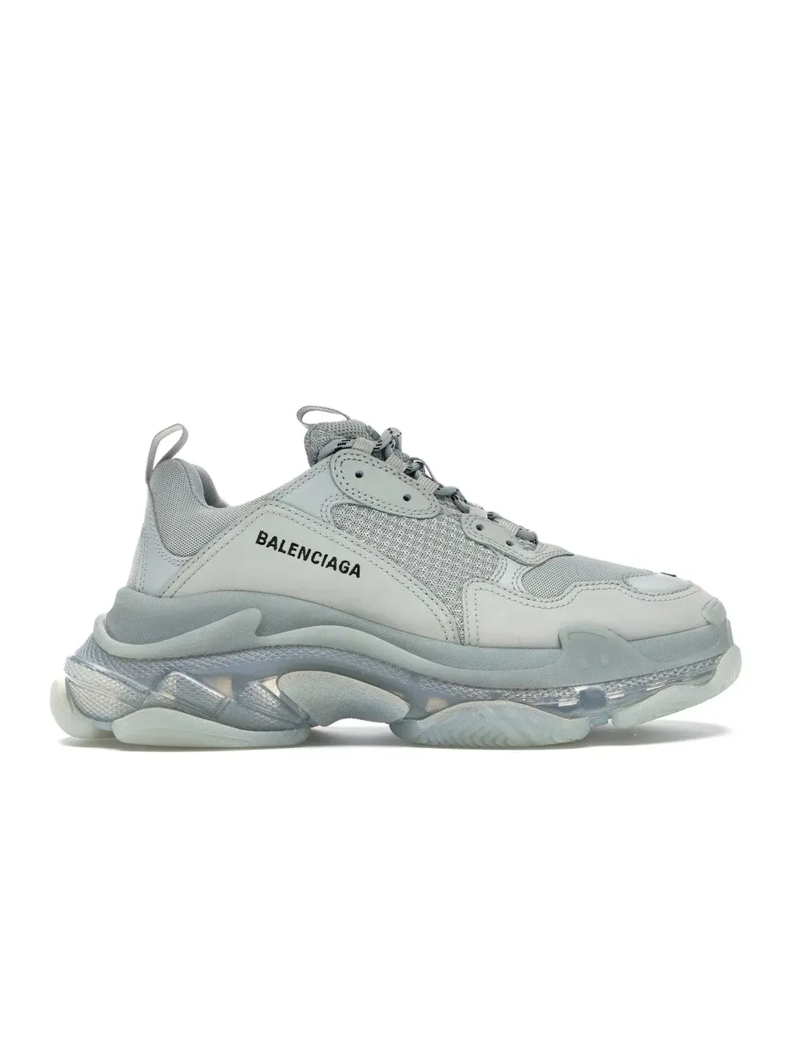 Кроссовки мужские Balenciaga Triple S Clear Sole — изображение 1 из 4, серый
