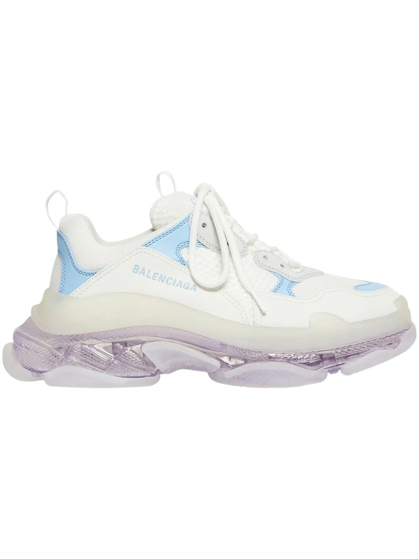 Кроссовки женские Balenciaga Triple S Clear Sole, с прозрачной подошвой — изображение 1 из 1