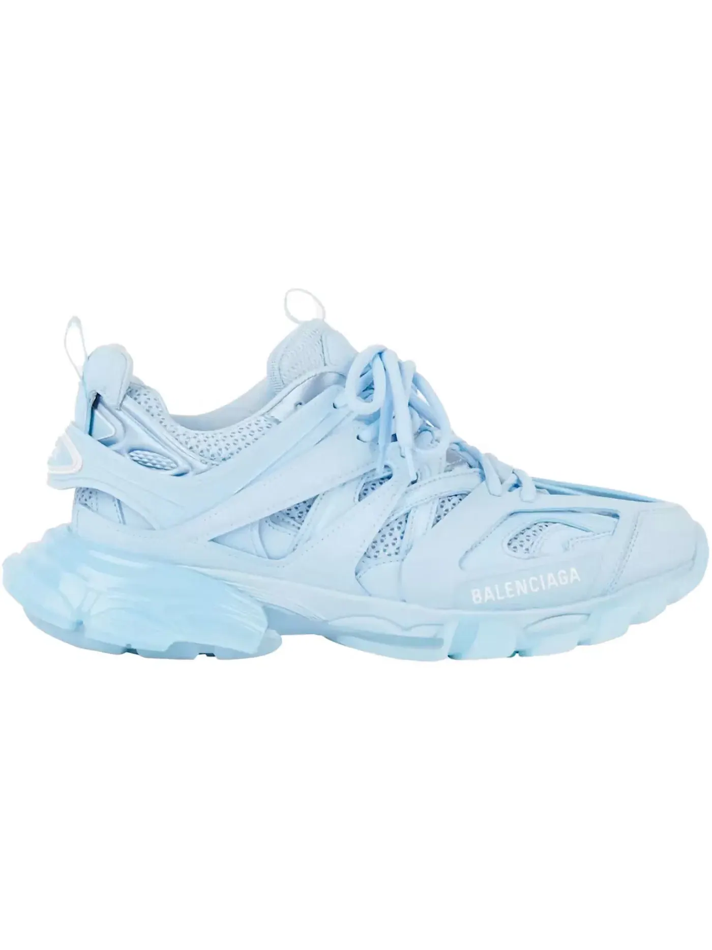 Кроссовки мужские Balenciaga Triple S Clear Sole, с прозрачной подошвой — изображение 1 из 1, голубой