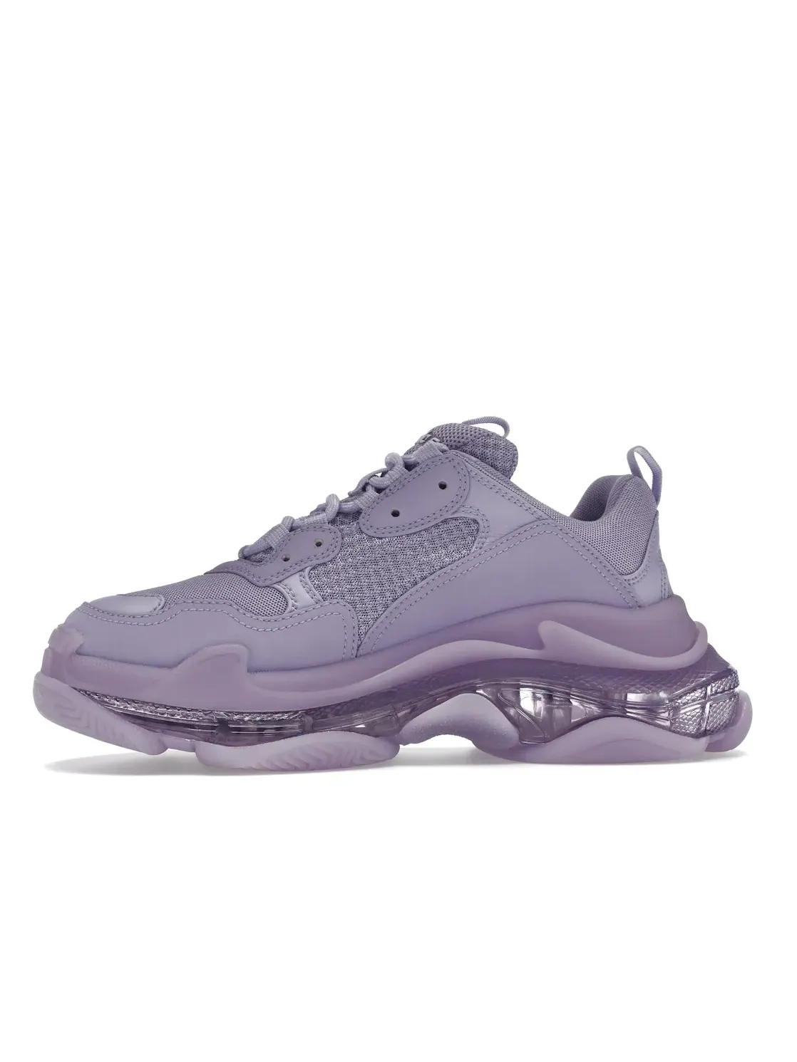 Кроссовки женские Balenciaga Triple S Clear Sole — изображение 3 из 4, фиолетовый