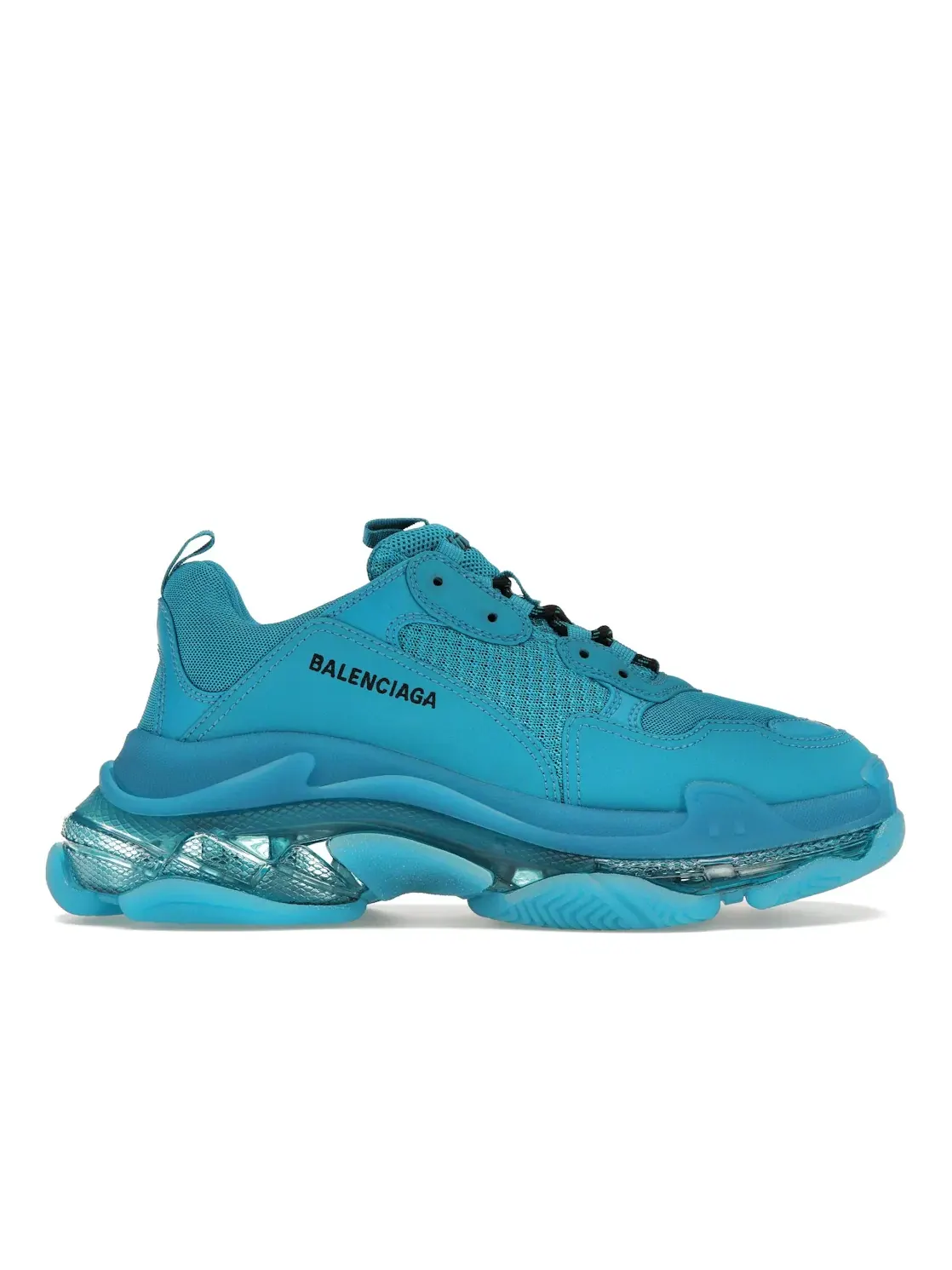 Кроссовки мужские Balenciaga Triple S Clear Sole — изображение 1 из 4, синий