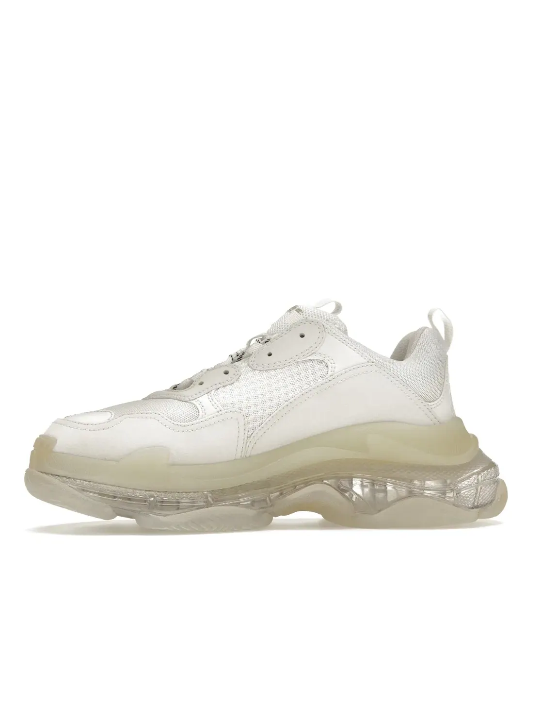 Кроссовки Balenciaga Triple S Clear Sole — изображение 3 из 4, белый/черный