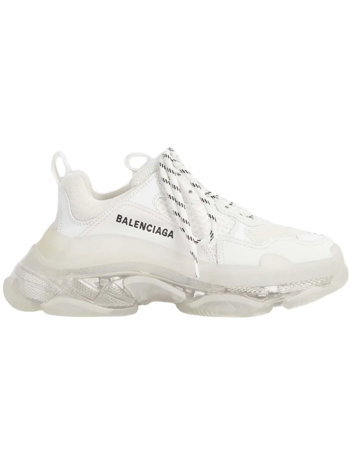 Кроссовки женские Balenciaga Triple S Clear Sole — изображение 1 из 1, белый