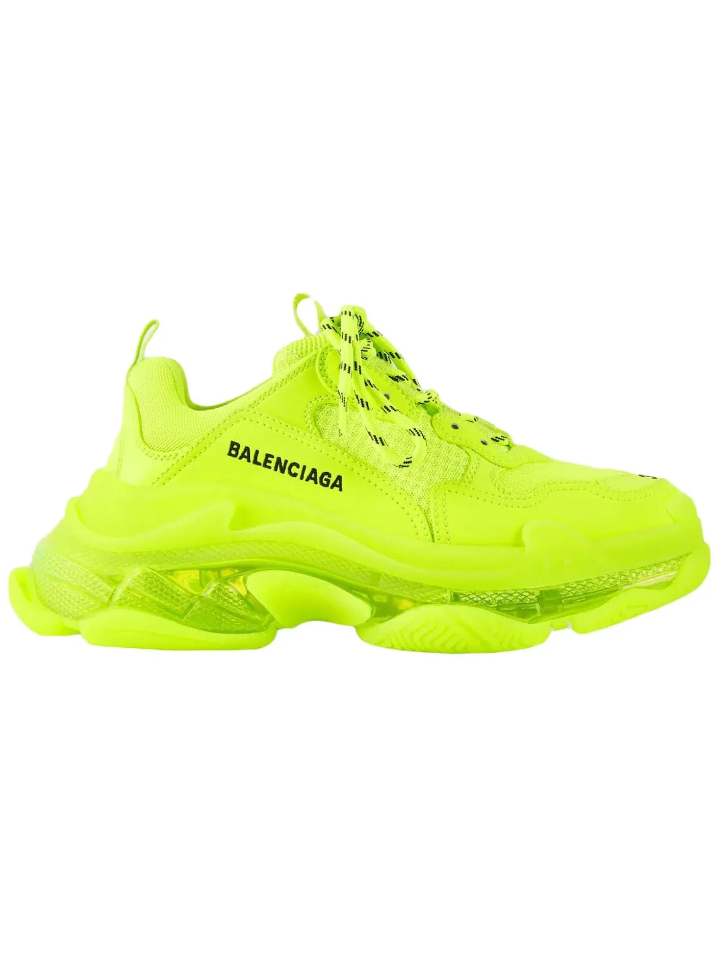 Кроссовки женские Balenciaga Triple S Clear Sole — изображение 1 из 1, желтый