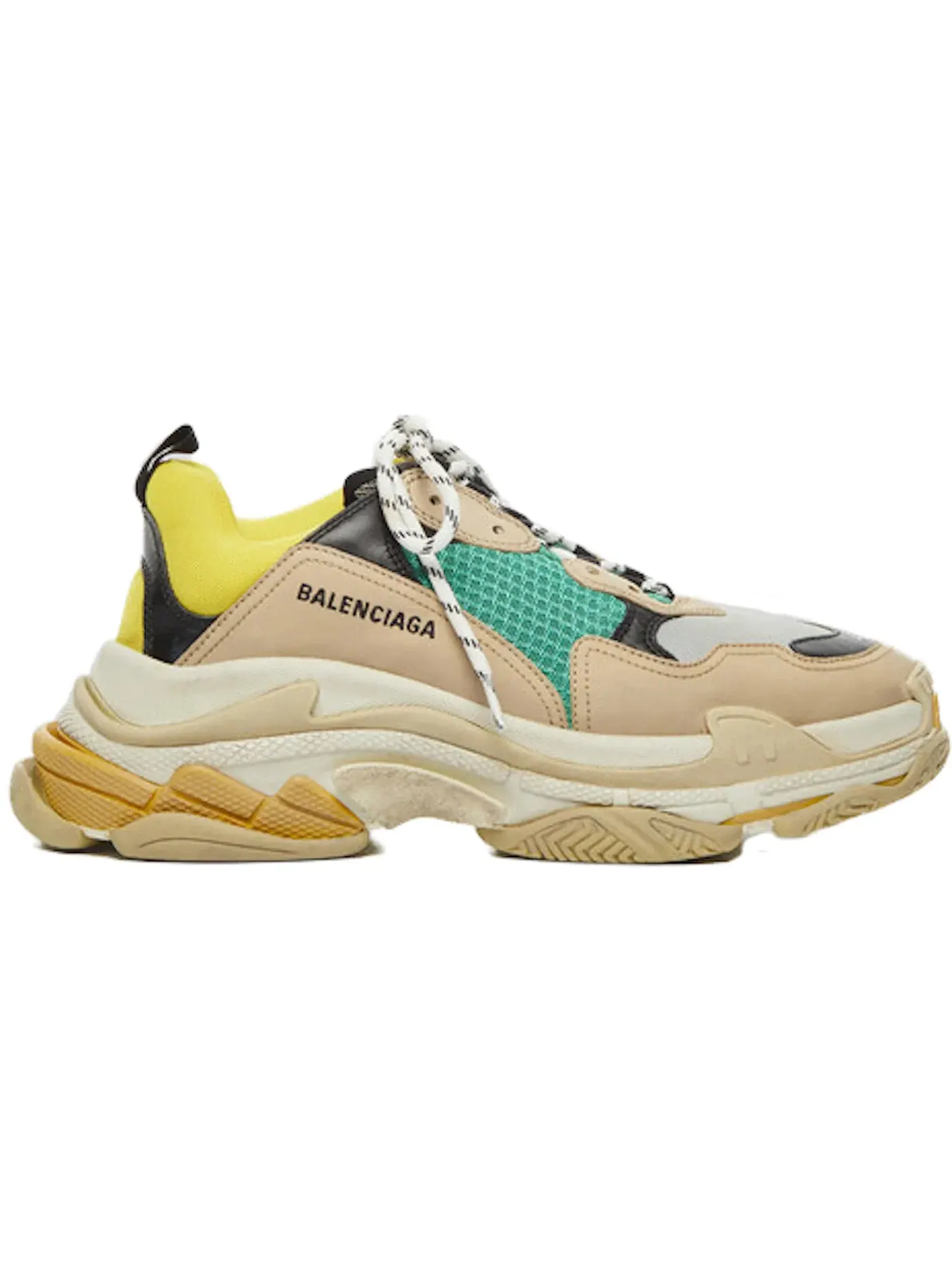 Кроссовки Balenciaga Triple S — изображение 1 из 1, кремовый белый