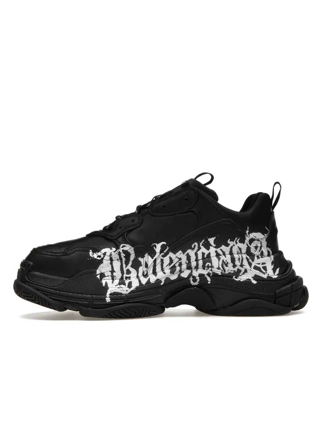 Кроссовки мужские Balenciaga Triple S DIY Metal Artwork — изображение 3 из 4, черный/белый