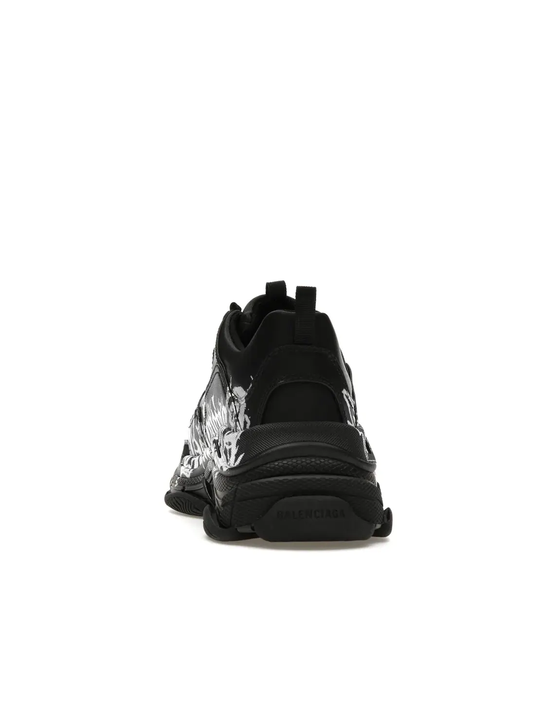 Кроссовки мужские Balenciaga Triple S DIY Metal Artwork — изображение 4 из 4, черный/белый