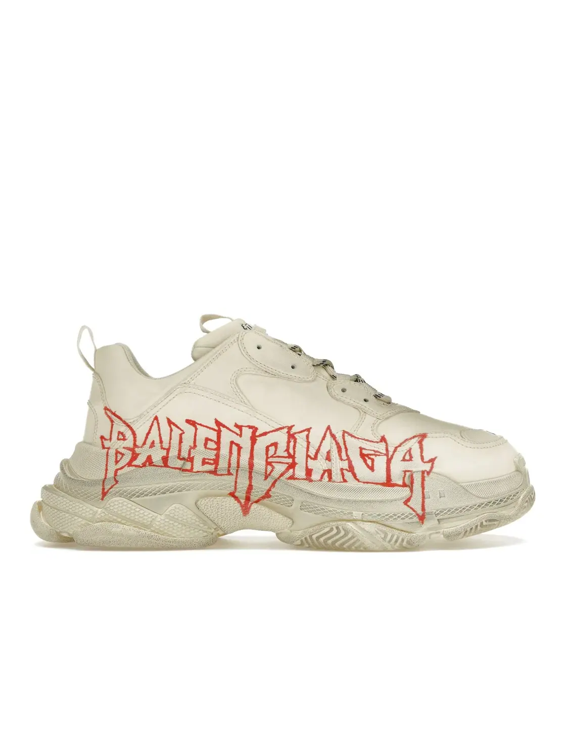 Кроссовки мужские Balenciaga Triple S, массивные — изображение 1 из 4, белый/красный/черный