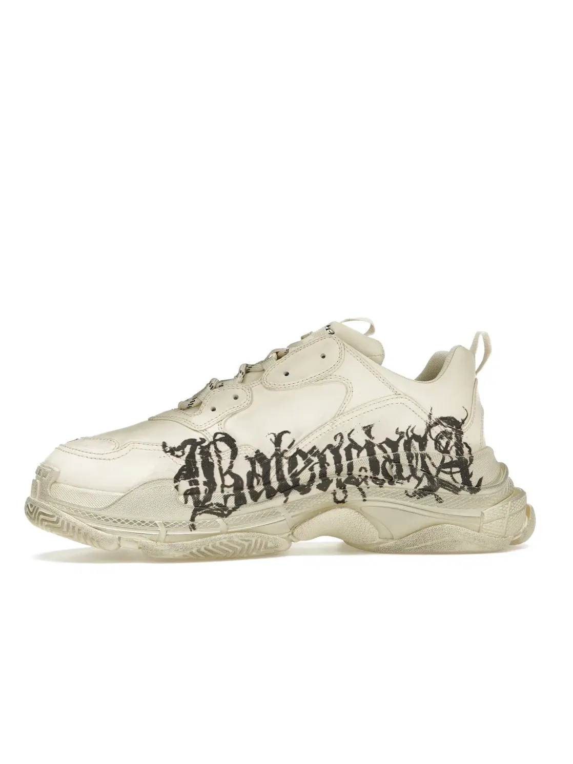 Кроссовки мужские Balenciaga Triple S, массивные — изображение 3 из 4, белый/красный/черный