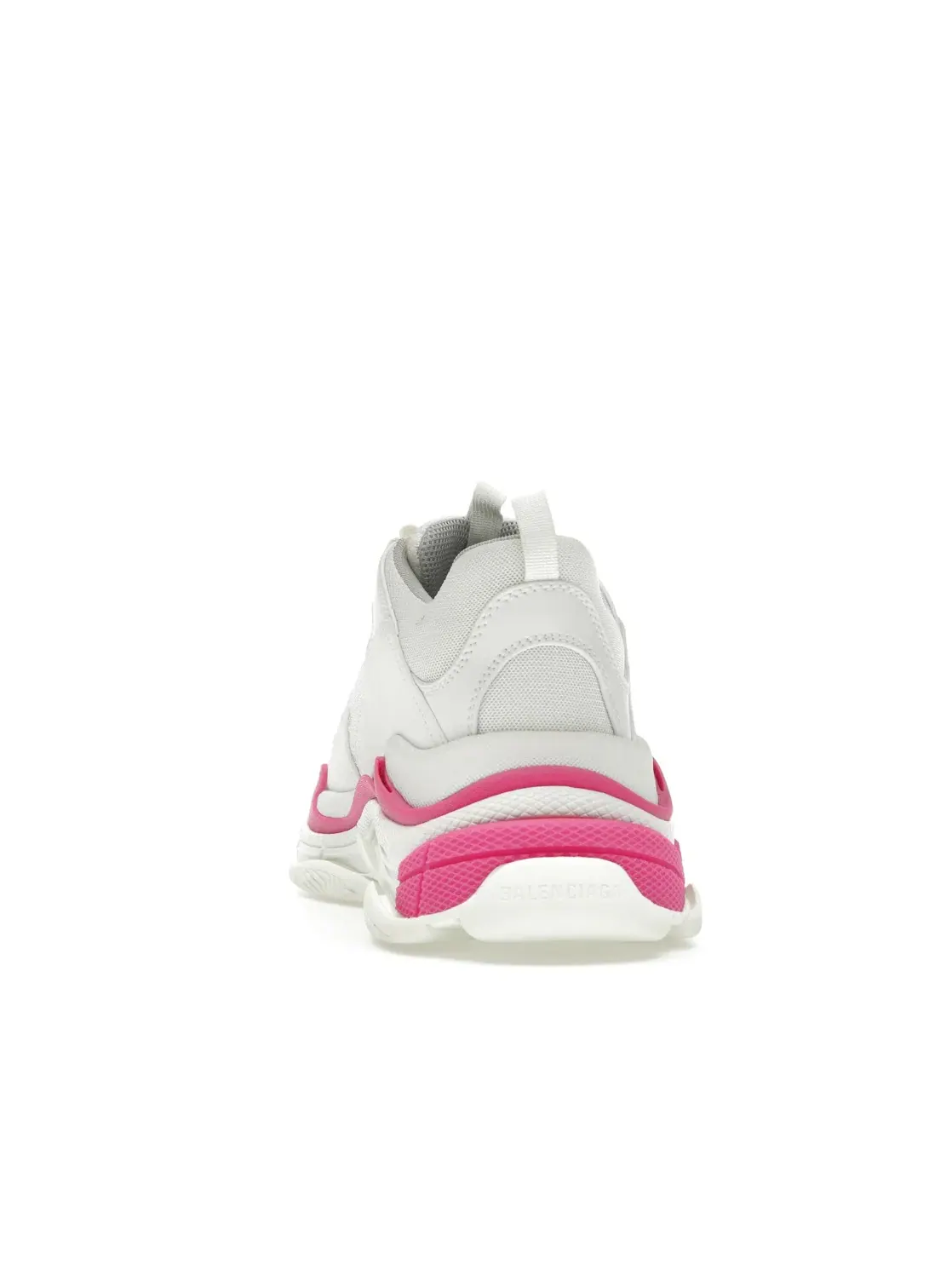 Кроссовки женские Balenciaga Triple S, с массивной подошвой — изображение 4 из 4, розовый белый