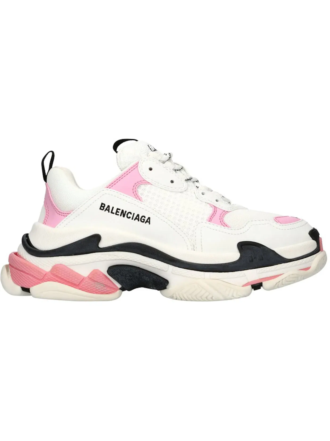 Женские кроссовки с массивной подошвой Balenciaga Triple S Balenciaga — изображение 1 из 1, розовый/белый/черный