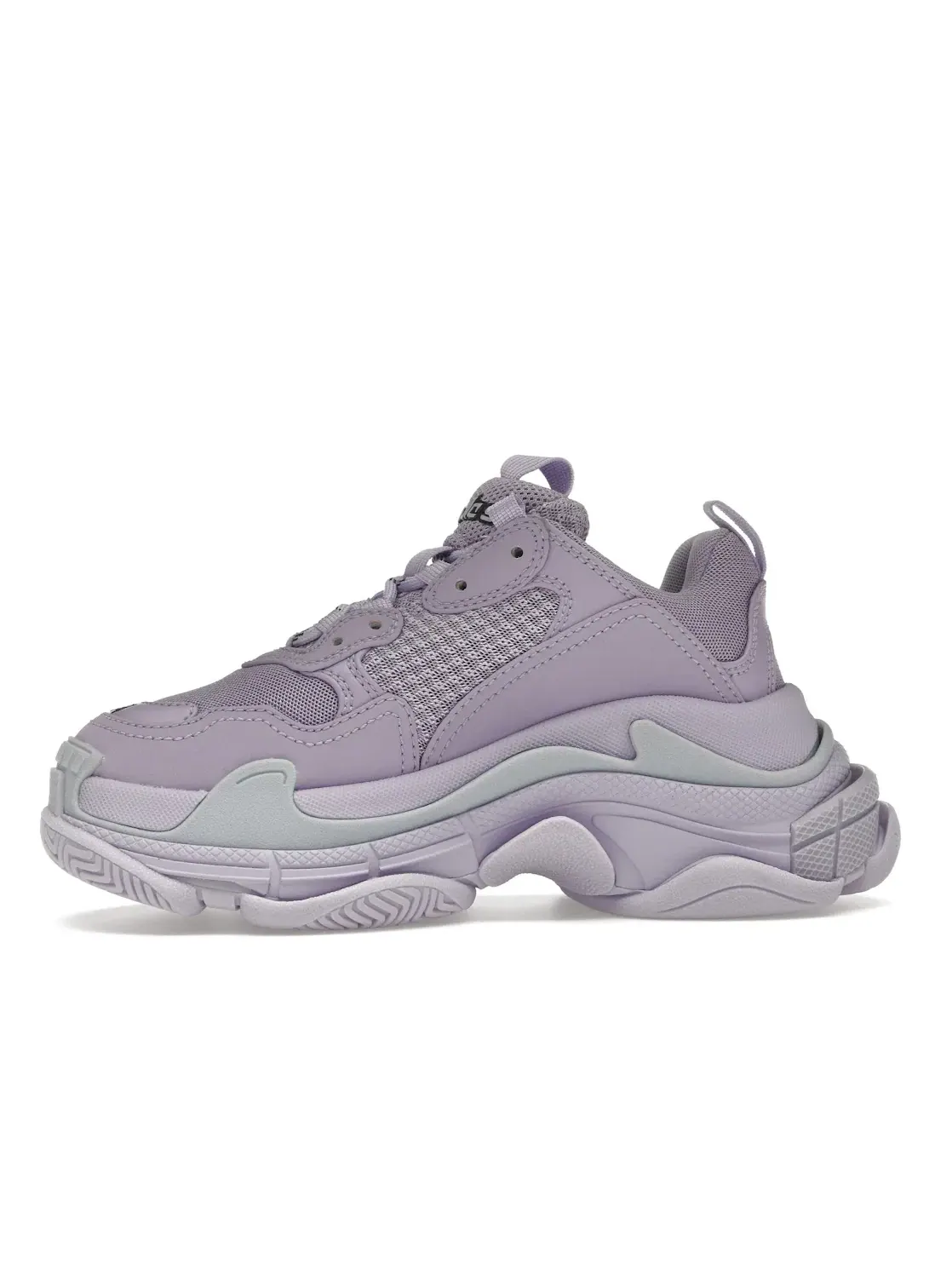 Кроссовки женские Balenciaga Triple S, с массивной подошвой — изображение 3 из 4, фиолетовый