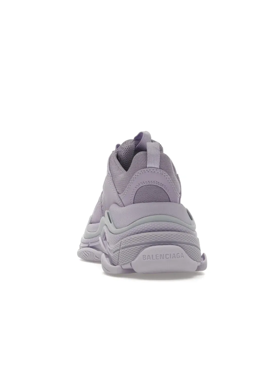 Кроссовки женские Balenciaga Triple S, с массивной подошвой — изображение 4 из 4, фиолетовый