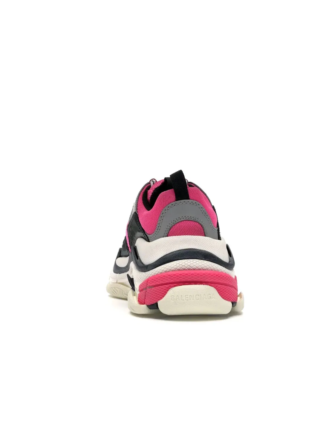 Женские кроссовки на массивной подошве Balenciaga Triple S Balenciaga — изображение 4 из 4, неоновый розовый/черный