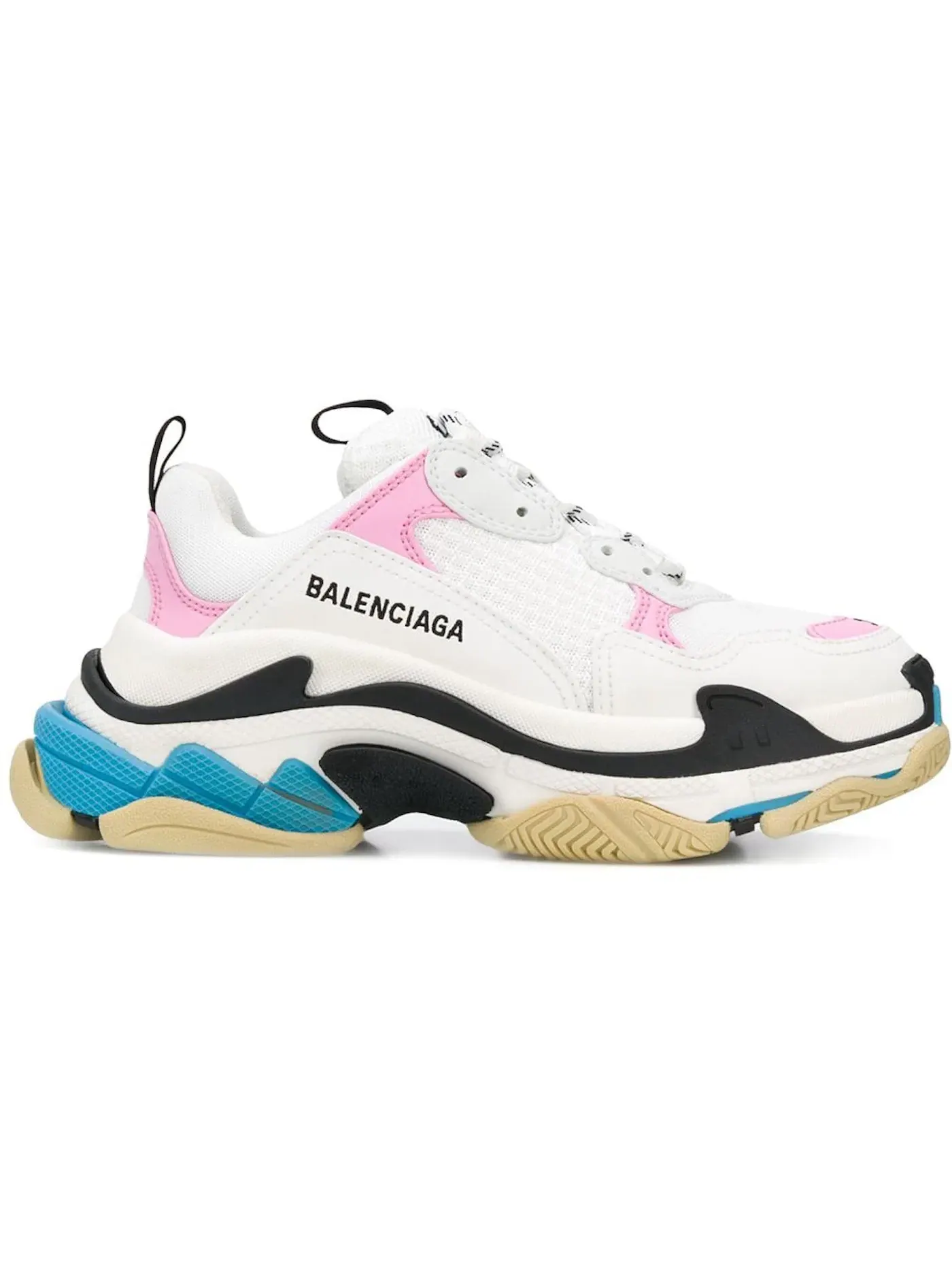Кроссовки женские Balenciaga Triple S, Массивная подошва — изображение 1 из 1, белый