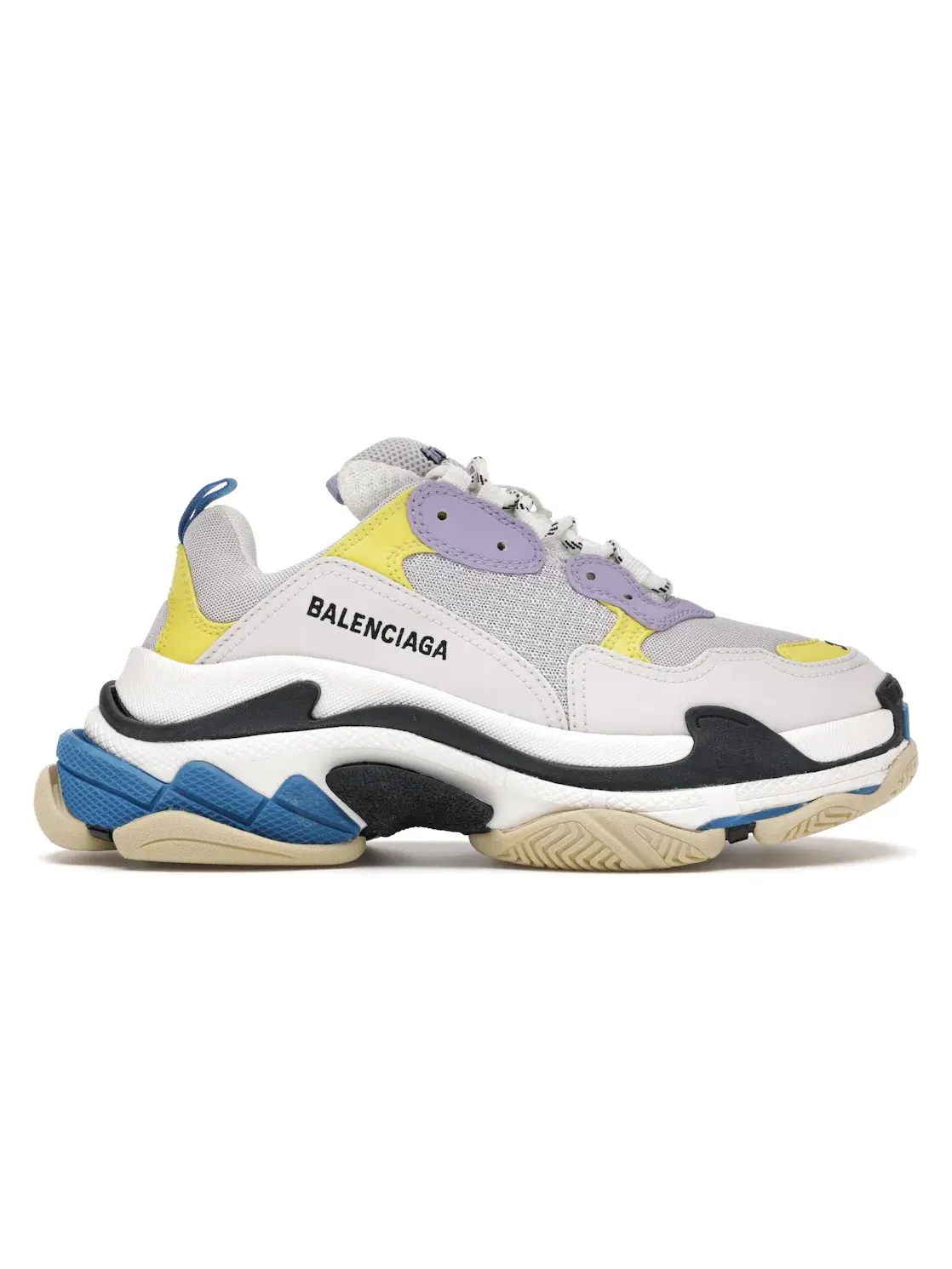 Кроссовки женские Balenciaga Triple S, с массивной подошвой — изображение 1 из 4, белый
