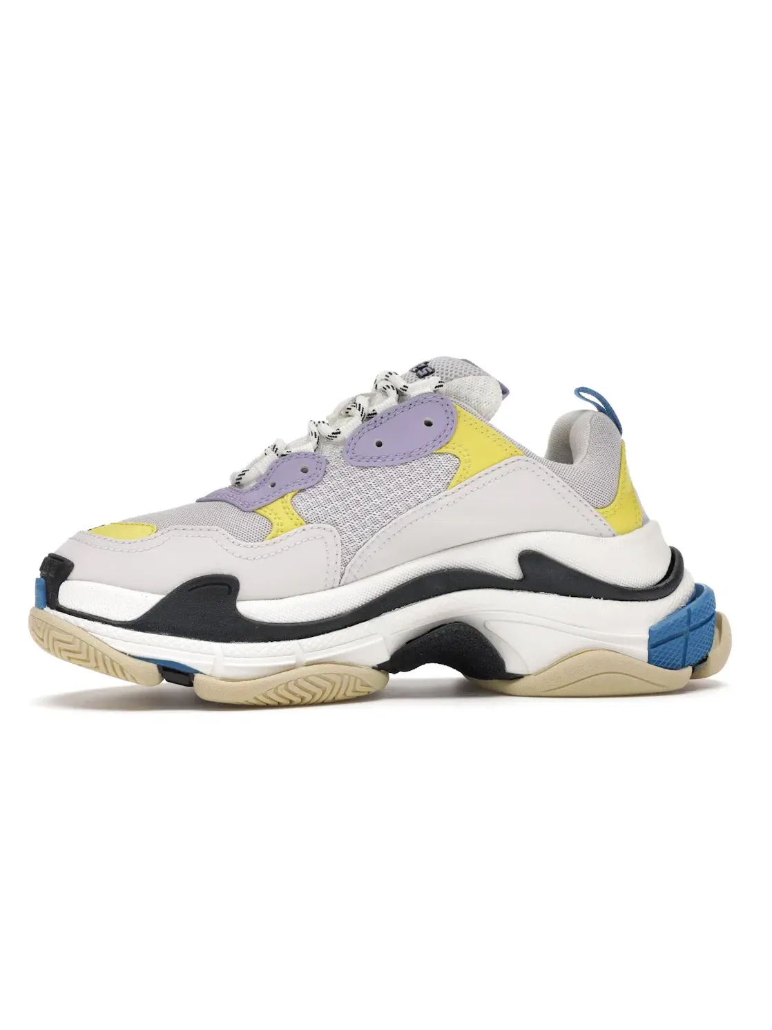Кроссовки женские Balenciaga Triple S, с массивной подошвой — изображение 3 из 4, белый