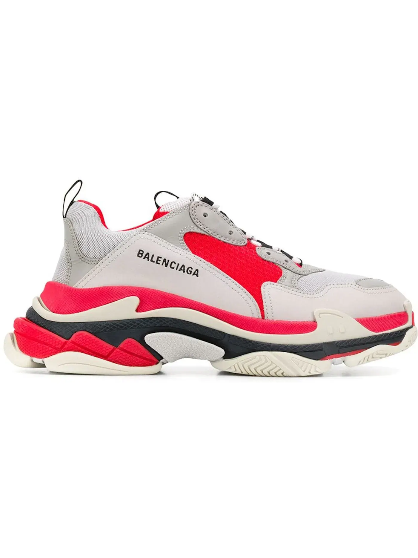 Кроссовки Balenciaga Triple S Red/Grey/White — изображение 1 из 1, красный/серый/белый