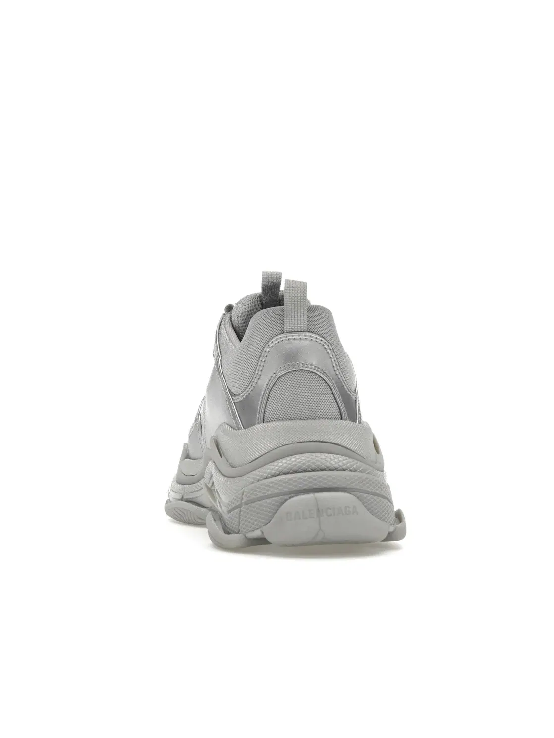 Кроссовки мужские Balenciaga Triple S, с массивной подошвой — изображение 4 из 4, серебряный