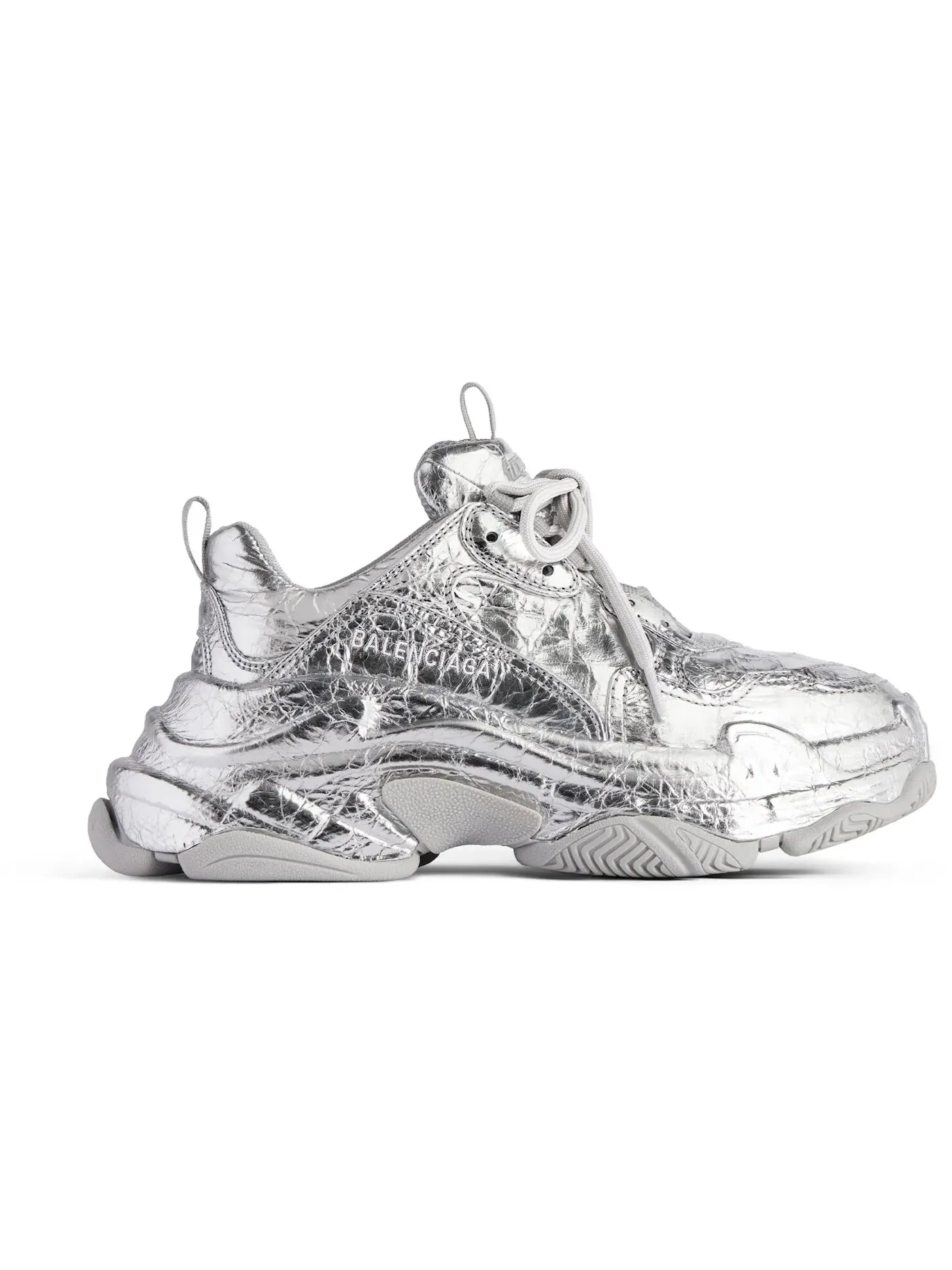 Кроссовки Balenciaga Triple S Silver — изображение 1 из 1, серебряный