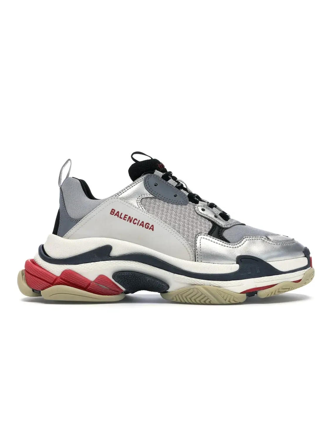 Кроссовки мужские Balenciaga Triple S, массивная подошва — изображение 1 из 4, серый/черный