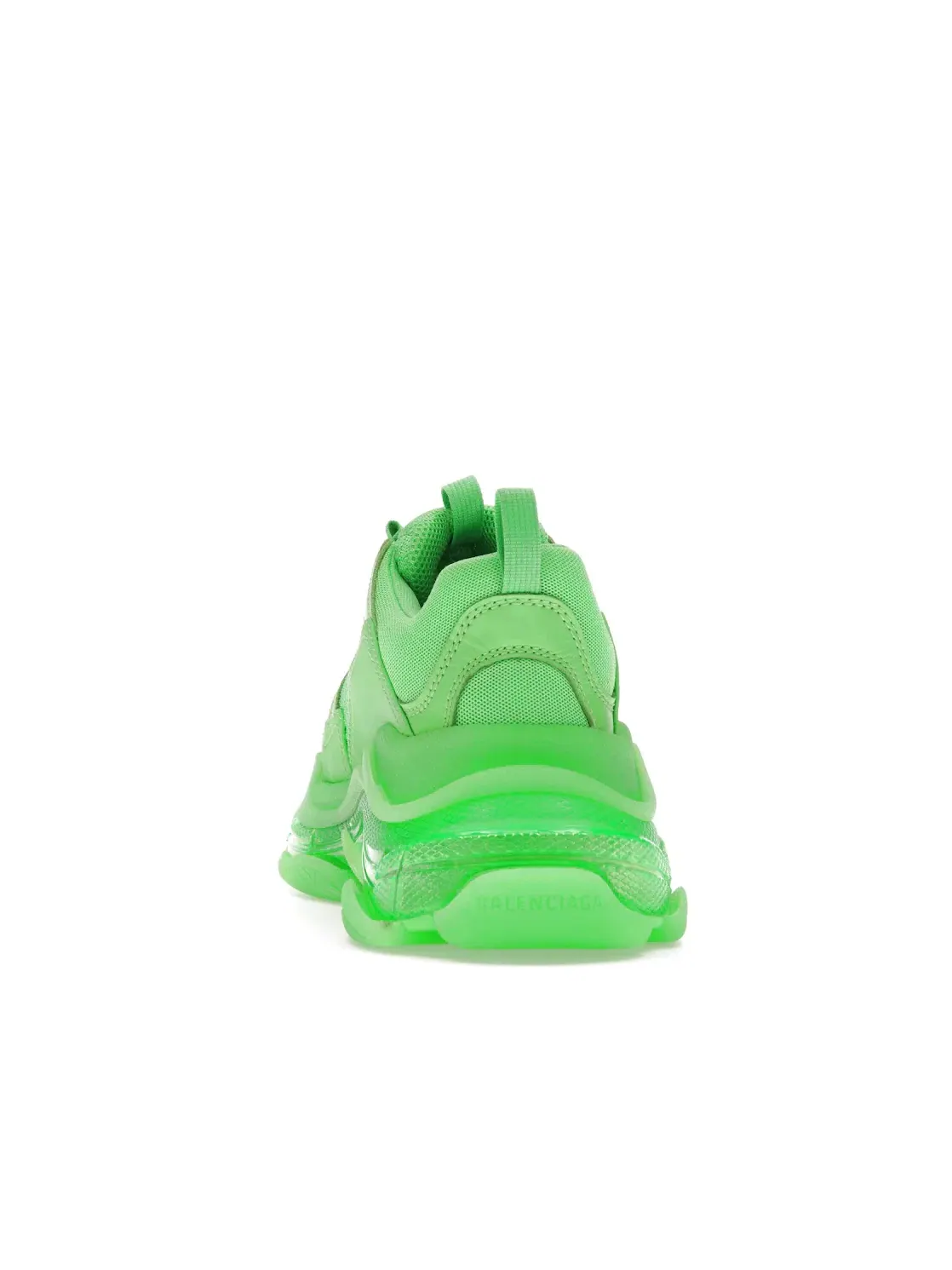 Кроссовки мужские Balenciaga Triple S Soft Neon Green Clear Sole, массивные — изображение 4 из 4, зеленый