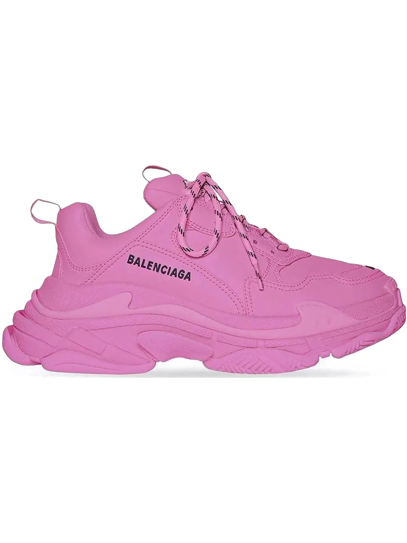 Кроссовки женские Balenciaga Triple S — изображение 1 из 1, розовый