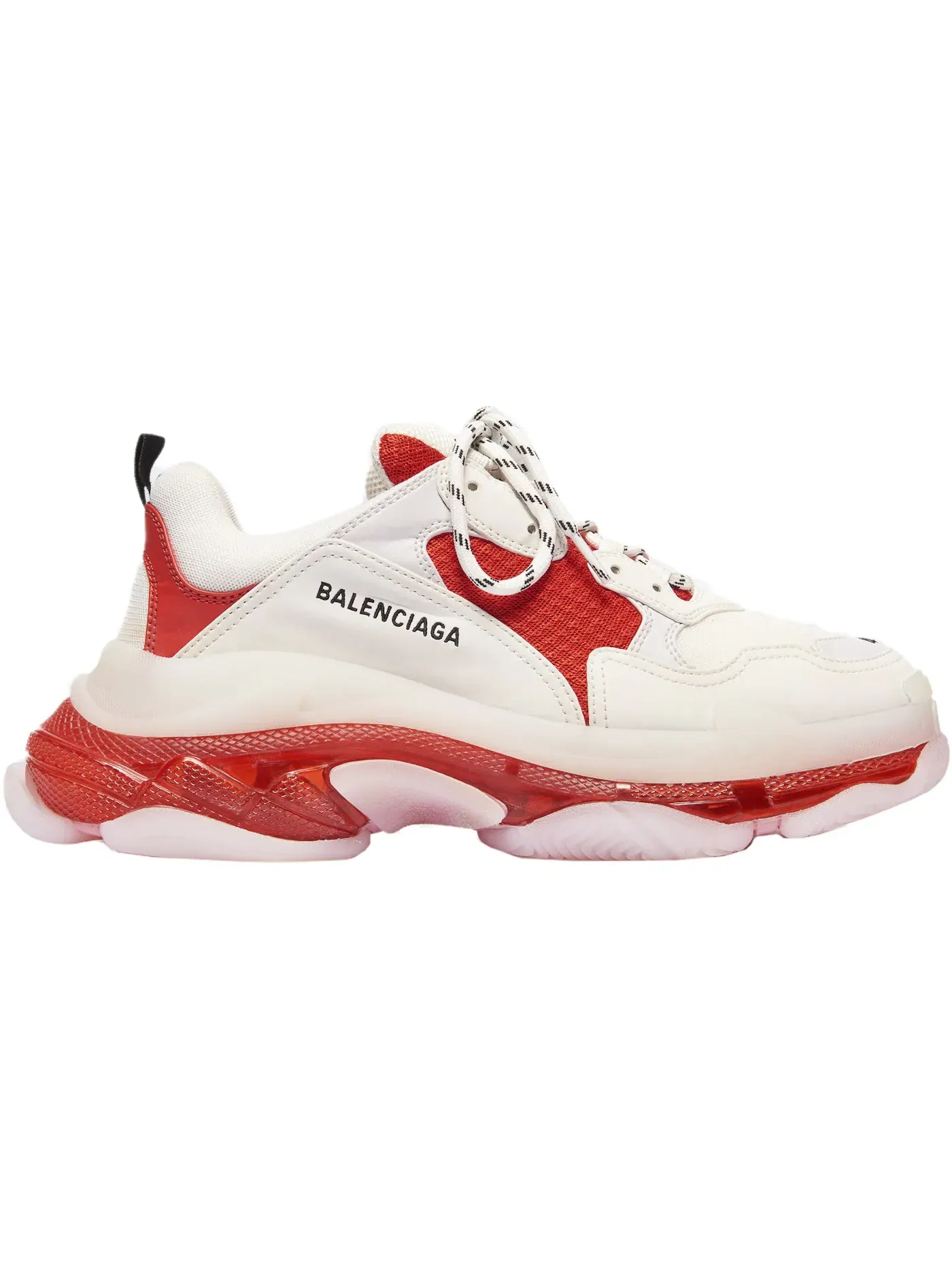 Кроссовки мужские Balenciaga Triple S, массивная подошва — изображение 1 из 1, белый/красный