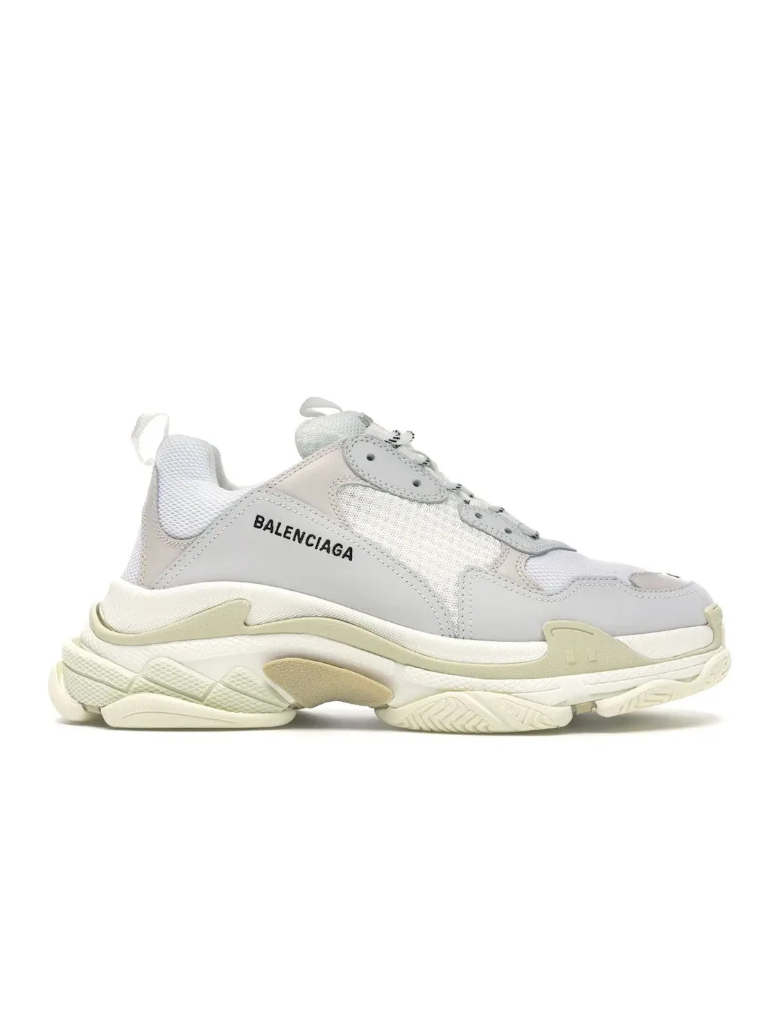 Кроссовки мужские Balenciaga Triple S, с массивной подошвой — изображение 1 из 4, белый