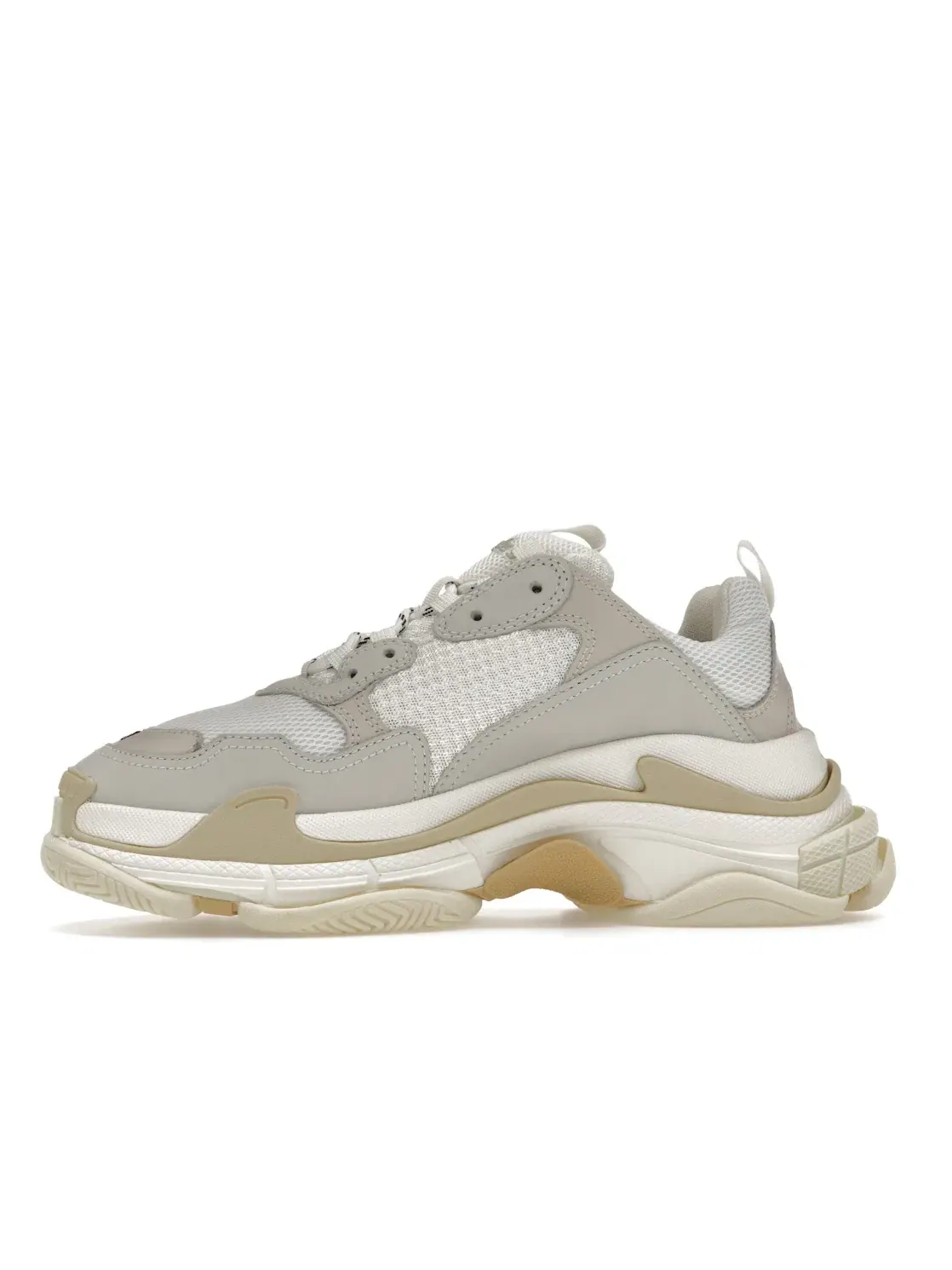 Кроссовки женские Balenciaga Triple S, с массивной подошвой — изображение 3 из 4, белый