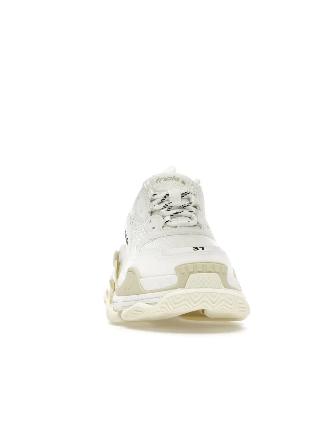 Кроссовки женские Balenciaga Triple S, Массивная подошва — изображение 2 из 4, белый