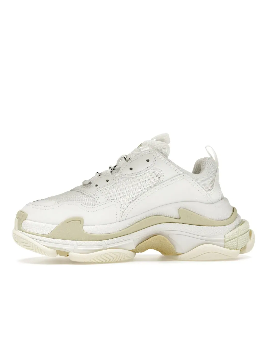 Кроссовки женские Balenciaga Triple S, Массивная подошва — изображение 3 из 4, белый
