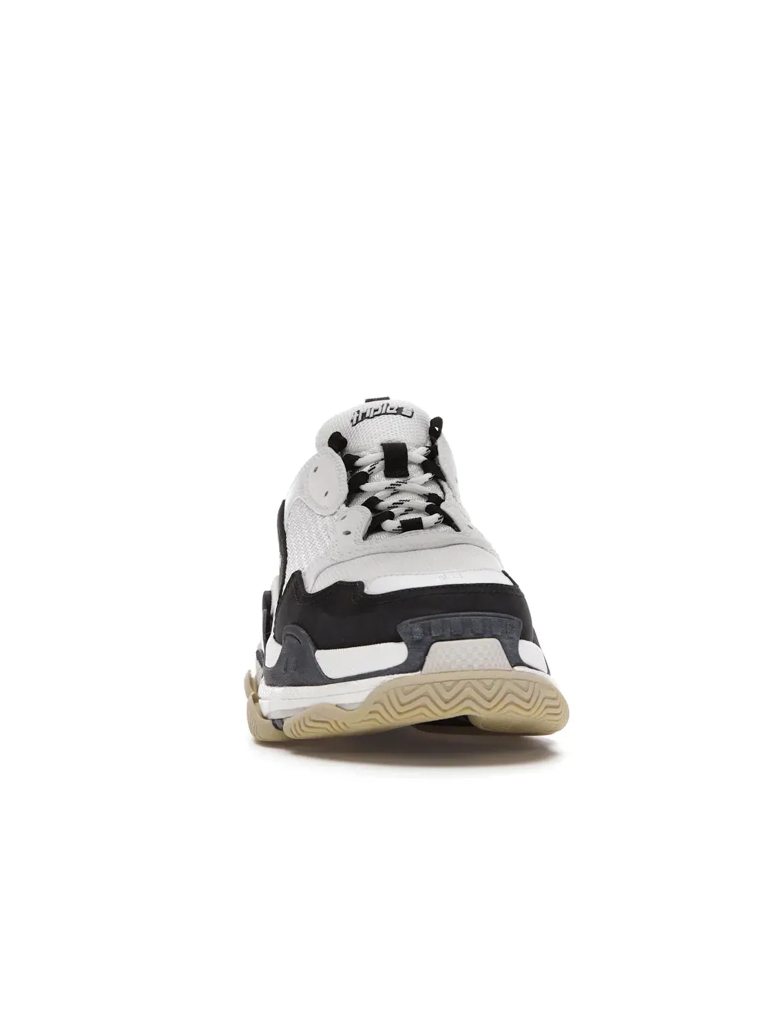 Кроссовки мужские Balenciaga Triple S, массивной подошвой — изображение 2 из 4, белый