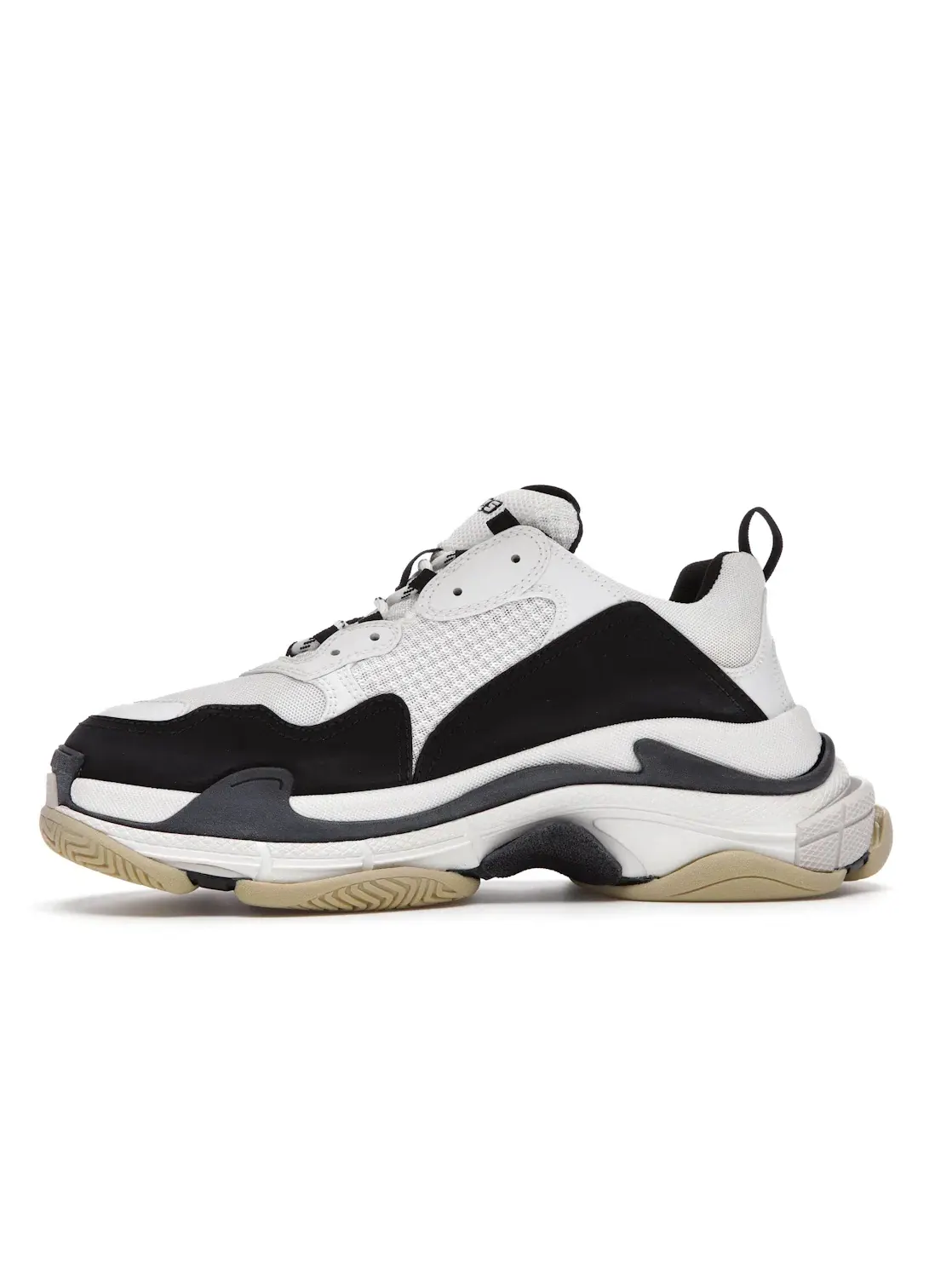 Кроссовки мужские Balenciaga Triple S, массивной подошвой — изображение 3 из 4, белый