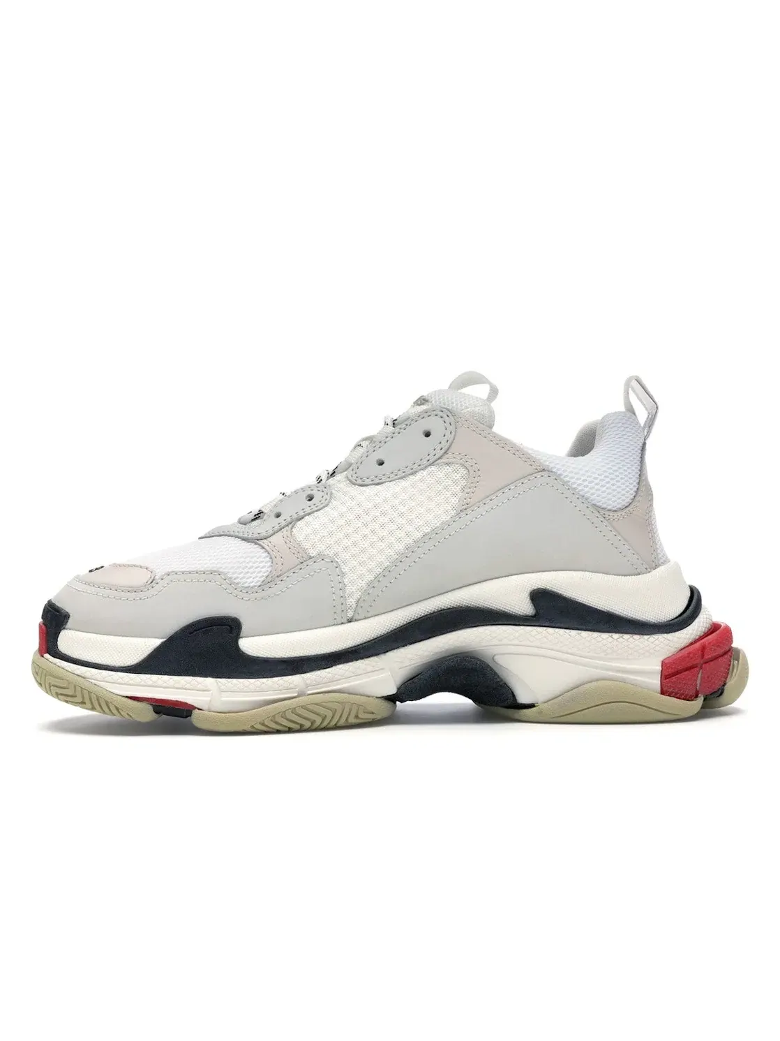 Кроссовки мужские Balenciaga Triple S, с массивной подошвой — изображение 3 из 4, белый/черный-красный